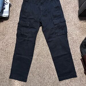 GAP Black Cargo Pants with Utility Design